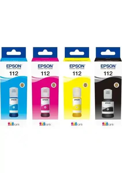 Epson 112 Siyah Orijinal Mürekkep Takımı: Yüksek Kalite ve Güvenilir Baskı Çözümü