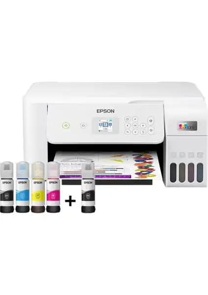 Epson L3266 Çok Fonksiyonlu Renkli Tanklı Yazıcı Yüksek Kalite ve Ekonomik Performans