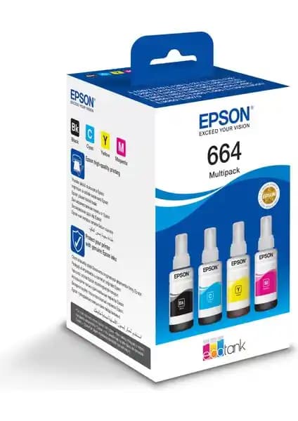 Epson T664 Ecotank Multipack: Yüksek Performanslı ve Çevre Dostu Baskı Çözümü