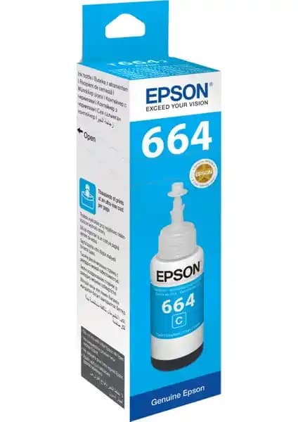 Epson T6642 L100/L200 70ml Mavi Mürekkep - Yüksek Kalite ve Güvenilirlik