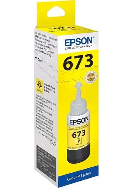 Epson T6734 L800-L1800 Sarı Mürekkep 70ml Yüksek Kaliteli Baskı Çözümü