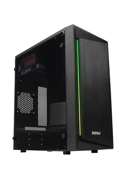 Everest BLAZON RGB Led Şeritli Peak 250W Akrilik Panel Gaming Bilgisayar Kasası