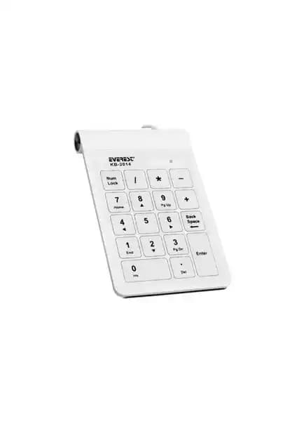 Everest Kb-2014 USB Dokunmatik Nümerik Klavye: Şık ve Dayanıklı Bilgisayar Klavyesi