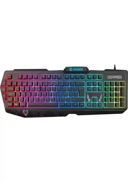 Everest KB-GX61 Formula USB RGB Oyuncu Klavyesi: Yüksek Performans ve Estetik Özellikler