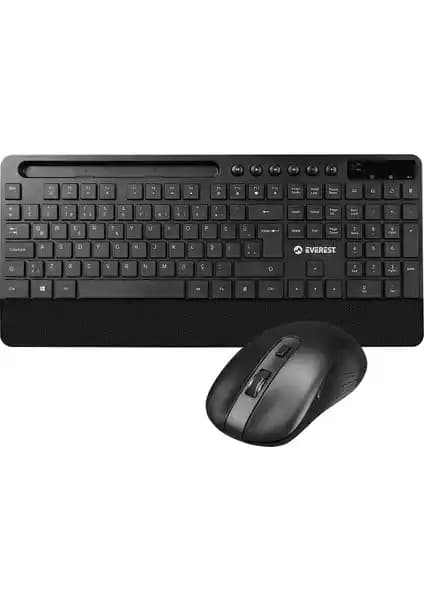 Everest KM-9676 Siyah Multimedya Kablosuz Klavye ve Mouse Seti Detaylı İnceleme
