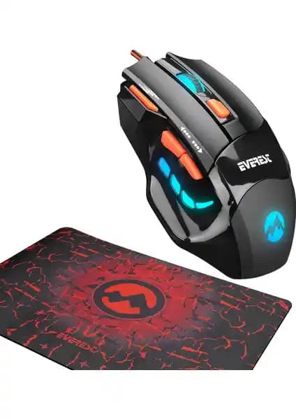 Everest SGM-X7 Kablolu Oyuncu Mouse ve Mouse Pad Seti Performans ve Tasarımda Yenilik