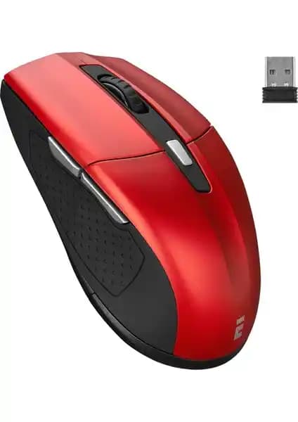 Everest SM-861 Usb Kırmızı Kablosuz Mouse: Ergonomik Tasarım ve Yüksek Performans