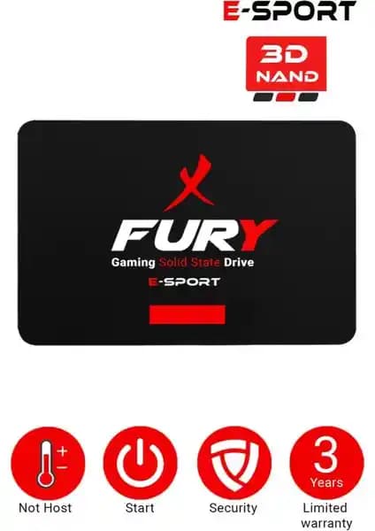 Fury E-Sport 1 TB SATA 3 SSD: Yüksek Hız ve Güçlü Depolama Çözümü