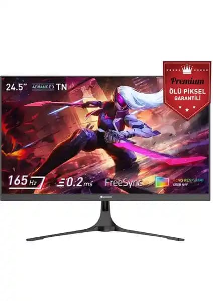 GameBooster GB-2516FF: Yüksek Performanslı Oyun Monitörü, HDR10 ve 165Hz Yenileme Hızı ile