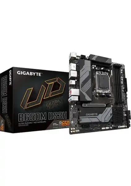 Gigabyte B650M DS3H Anakartı: DDR5 ve AM5 ile Yüksek Performans Sunan Modern Anakart