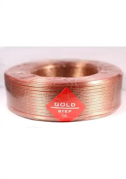 Gold Step 100 Metre 2 x 0,75 mm² Bakır Kablo: Güvenilir Elektrik ve Ses Bağlantısı Çözümü