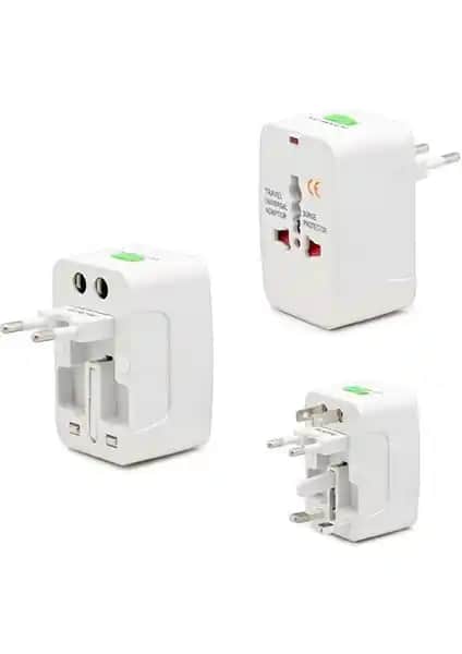 Hadron HDX-1253 Çoklu Priz Adaptörü Amerikan ve İngiliz Prizleri Uyumlu