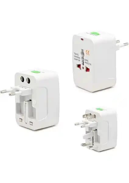 Hadron HDX-1253 Çoklu Priz Adaptörü Amerikan ve İngiliz Prizleri Uyumlu