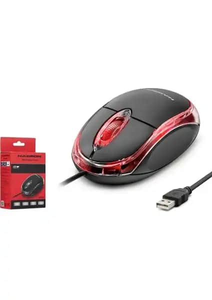 Hadron HDX3251(5601) Kablolu Mouse: Ergonomik Tasarım ve Yüksek Hassasiyetle Günlük Kullanım