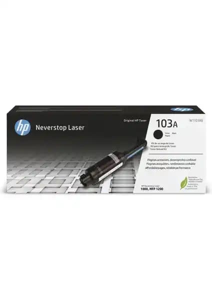 HP 103A Siyah Neverstop Laser Toner Dolum Seti 2500 Sayfa Kapasiteli Ekonomik Çözüm