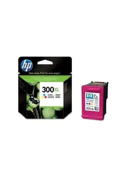 HP 300XL Renkli Mürekkep Kartuşu CC644EE / CC644E Yüksek Verimlilik ve Canlı Renkler