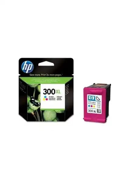 HP 300XL Renkli Mürekkep Kartuşu CC644EE / CC644E Yüksek Verimlilik ve Canlı Renkler