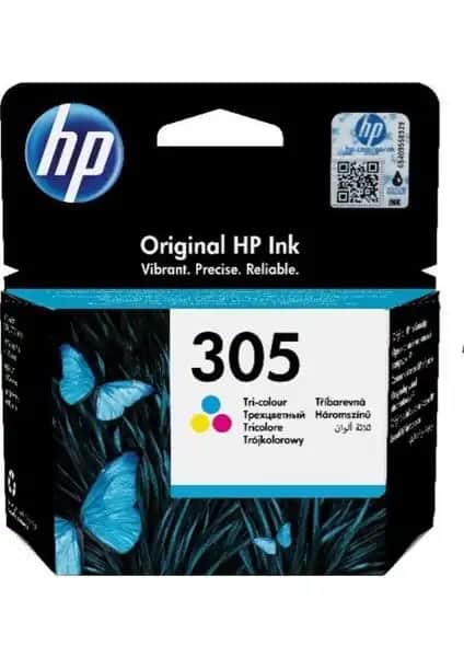 HP 305 Renkli Mürekkep Kartuşu 3YM60AE: Yüksek Kalite ve Uyumlu Baskı Çözümü