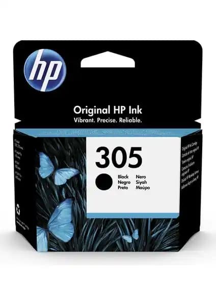 HP 305 Siyah Orijinal Mürekkep Kartuşu: Yüksek Kalite ve Güvenilir Baskı Çözümü