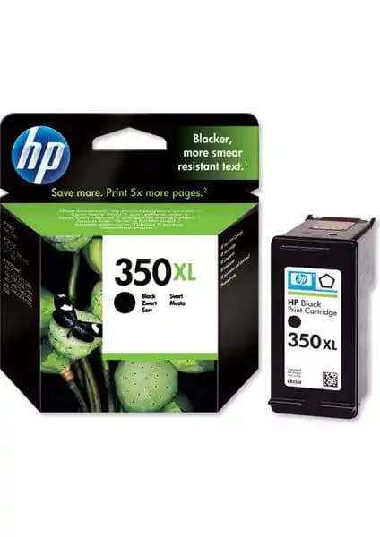 HP 350XL Orijinal Siyah Kartuş: Yüksek Kapasiteli ve Güvenilir Baskı Çözümü