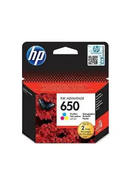 HP 650 Cz102A Renkli Kartuş: Yüksek Kaliteli ve Ekonomik Yazıcı Mürekkebi
