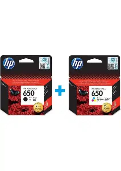 HP 650 Siyah ve Renkli Kartuş Seti: Yüksek Kalite ve Ekonomik Baskı Çözümü
