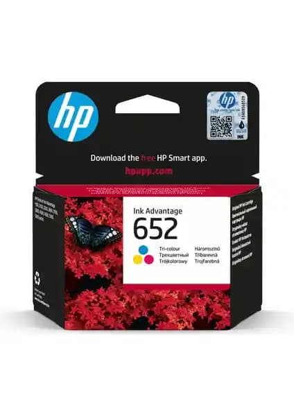 HP 652 Renkli Mürekkep Kartuşu F6V24AE: Yüksek Kalite ve Güvenilir Baskı Çözümü