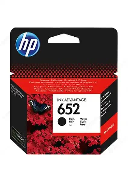 HP 652 Siyah Mürekkep Kartuşu F6V25AE 2'li Paket Yüksek Baskı Kalitesi ve Güvenilirlik