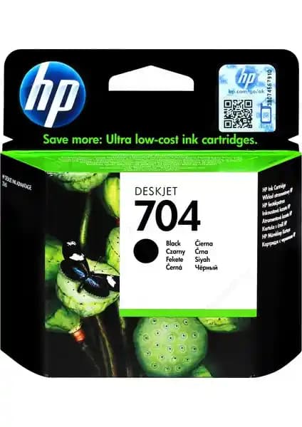 HP 704 Siyah Orijinal Kartuş: Yüksek Baskı Kalitesi ve Güvenilir Performans