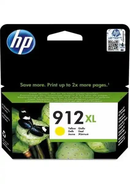 HP 912XL Sarı Mürekkep Kartuşu: Yüksek Performans ve Dayanıklılık Sunan Orijinal Seçenek