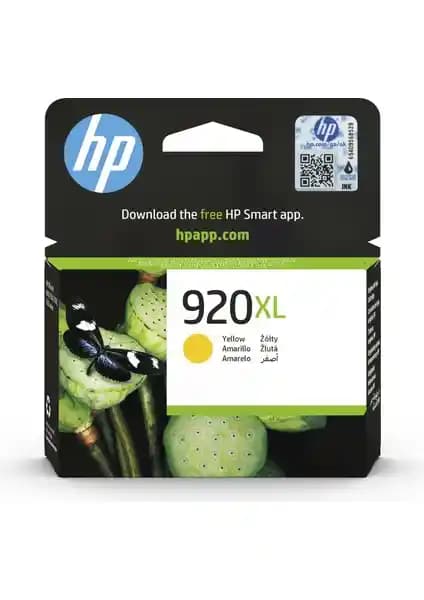 HP 920XL Sarı Mürekkep Kartuşu Yüksek Kapasite ve Ekonomik Çözüm