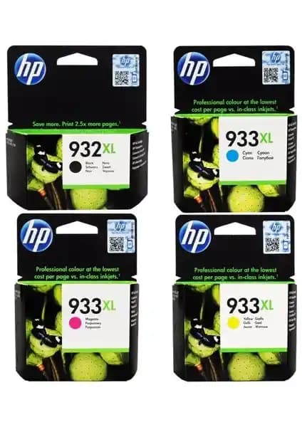HP 932/933Xl Orijinal Renkli Mürekkep Seti: Yüksek Kalite ve Güvenilirlik