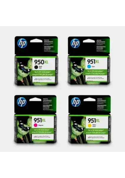 HP 950XL/951XL Orijinal Kartuş Seti: Yüksek Kaliteli Baskılar İçin Güvenilir Seçenek