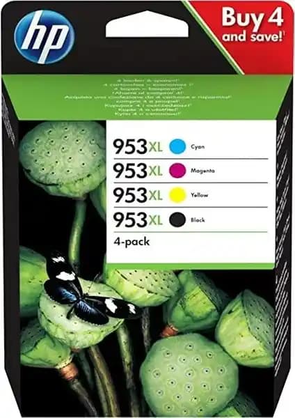 HP 953XL 4 Renk Multipack Kartuş Takımı: Yüksek Kalite ve Ekonomik Renkli Baskı Çözümü