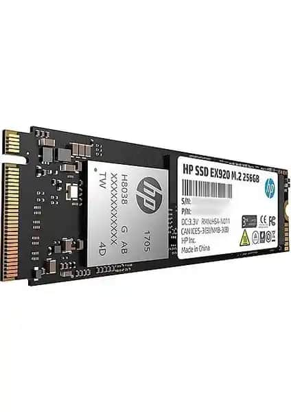 HP EX920 256GB M.2 NVMe SSD Disk: Yüksek Performans ve Güvenilirlik Sunan Modern Depolama Çözümü