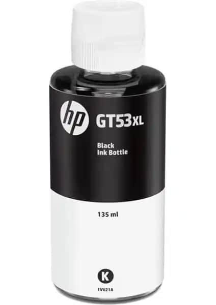 HP GT53XL 135 ml Orijinal Mürekkep Kartuşu Yüksek Kapasiteli ve Uyumlu