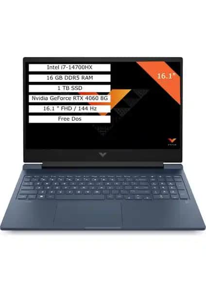 HP Victus 16-R1041NT: Yüksek Performanslı Oyun ve Eğlence Dizüstü Bilgisayarı