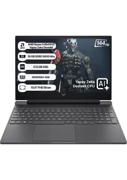 HP Victus B82WJEA: Güçlü ve Taşınabilir Oyun ve Eğlence İçin Yüksek Performanslı Bilgisayar