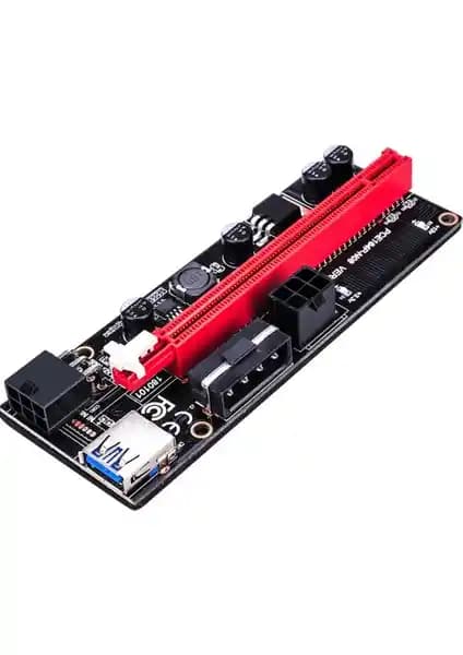 Hubstein Riser V009S Plus Altın Kaplama PCIe-Express X1 X16 Madencilik Adaptörü İncelemesi