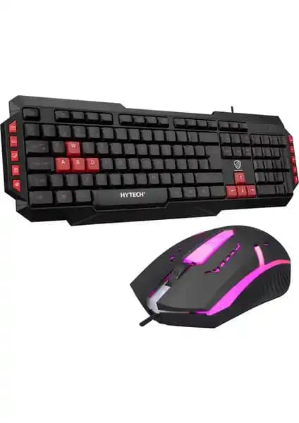 Hytech Hyk-46 Gamy Combo Siyah Kırmızı USB Oyun Klavye ve Mouse Seti İnceleme