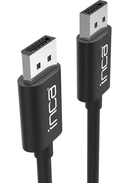 Inca DisplayPort 4K@60Hz Yüksek Kaliteli Kablo Profesyonel ve Günlük Kullanım İçin
