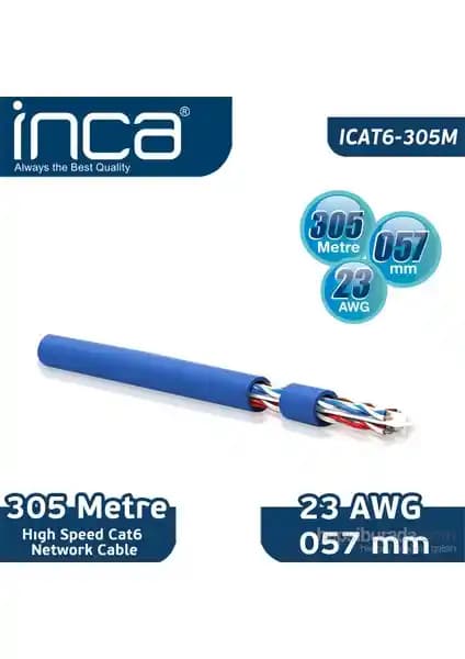 Inca High Speed Cat6 Ağ Kablosu: Yüksek Performans ve Güvenilirlik Sağlayan Çözüm
