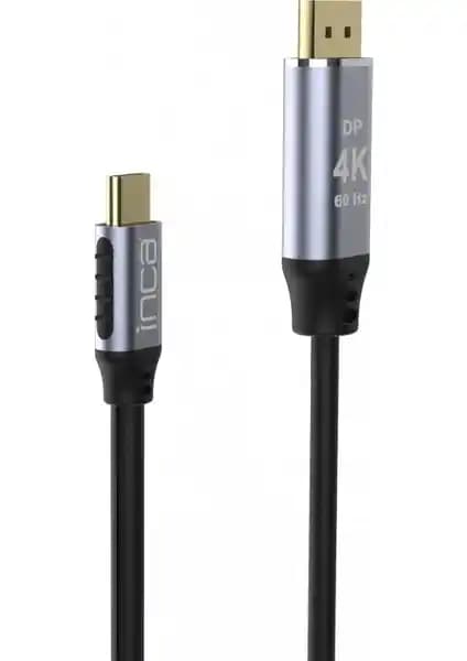 Inca ITCD-02TX Type-C to DisplayPort 4K Kablo: Yüksek Çözünürlük ve Güvenilir Bağlantı Çözümü