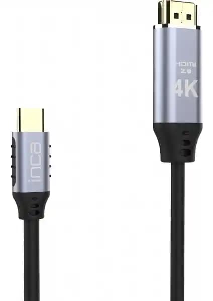 Inca ITCH-02TX Type-C HDMI Kablo 4K Ultra HD Yüksek Kalite Bağlantı Çözümü