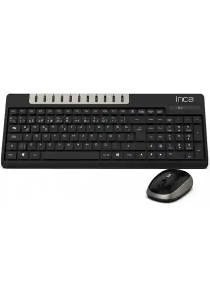 Inca IWS-589 Kablosuz Çok Amaçlı Klavye ve Mouse Seti: Modern ve Kullanışlı Tasarım