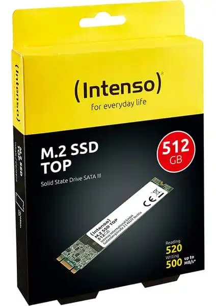 Intenso Top 512GB M.2 SATA SSD: Yüksek Hız ve Güvenilirlik Sunan Depolama Çözümü