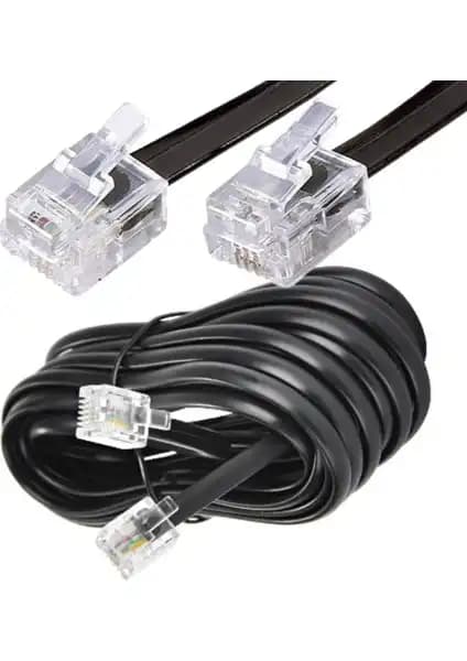 İRENIS ADSL ve VDSL Modem Kablosu 6 Metre Uzunlukta Güçlü ve Dayanıklı Bağlantı Çözümü