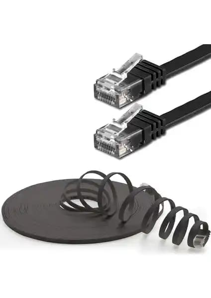 İRENIS Cat6 Yassı Ethernet Kablosu Modern ve Estetik Ağ Çözümünüz