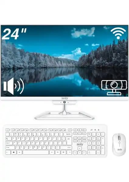 İzoly A708 All In One Bilgisayar 24 İnç Full HD Ekran ve Güçlü İşlemciyle Performans Sunar