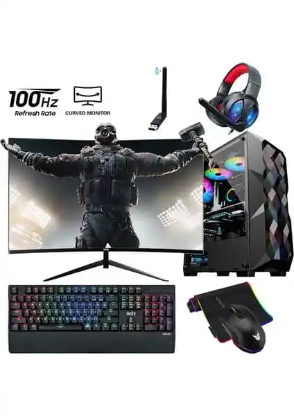 İzoly Witcher i5-10400F Masaüstü Bilgisayar: Güçlü Performans ve Şık Tasarım